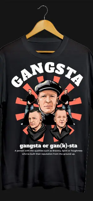 Gangsta T-Shirt (Black)