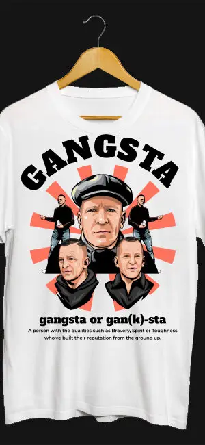 Gangsta Signed T-Shirt (White)